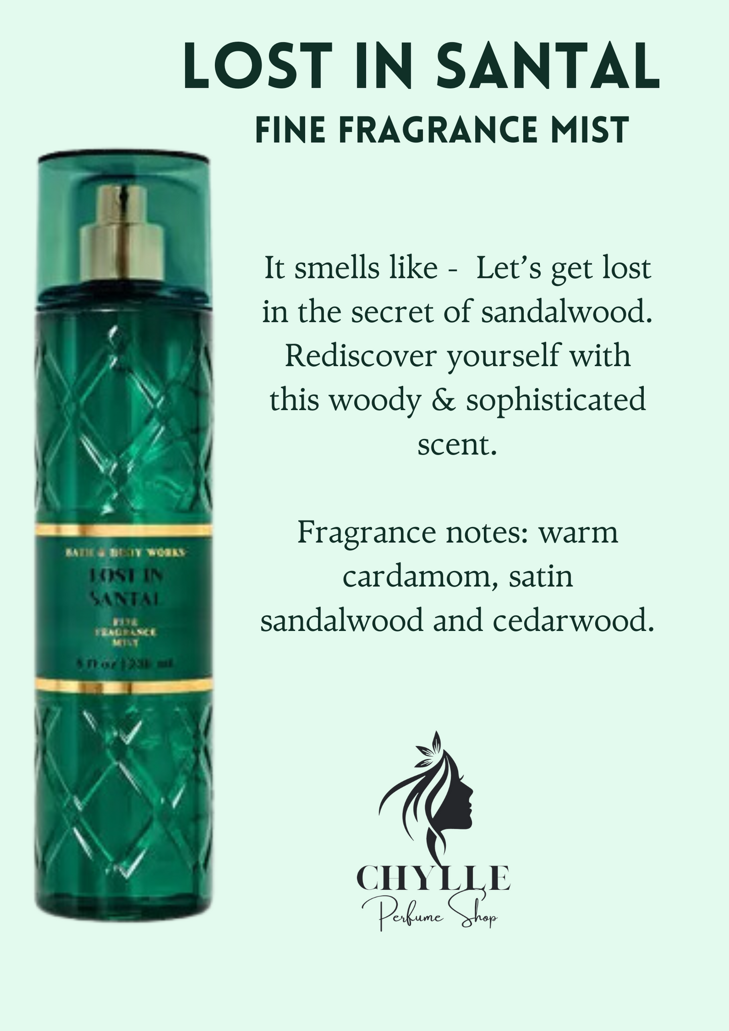 Lost in Santal Fine Fragrance Mist egypt