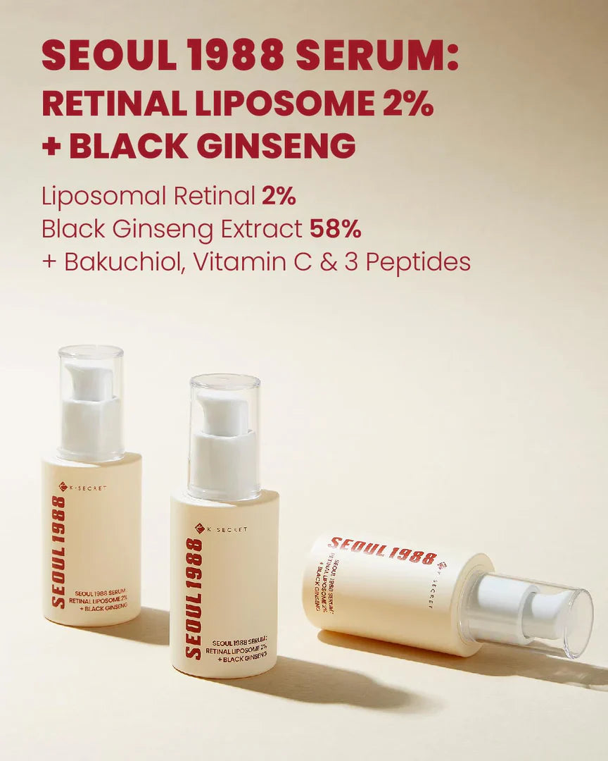 KSECRET Retinal Liposome Serum 30ml – brighten and smooth mature skin in Kuwait