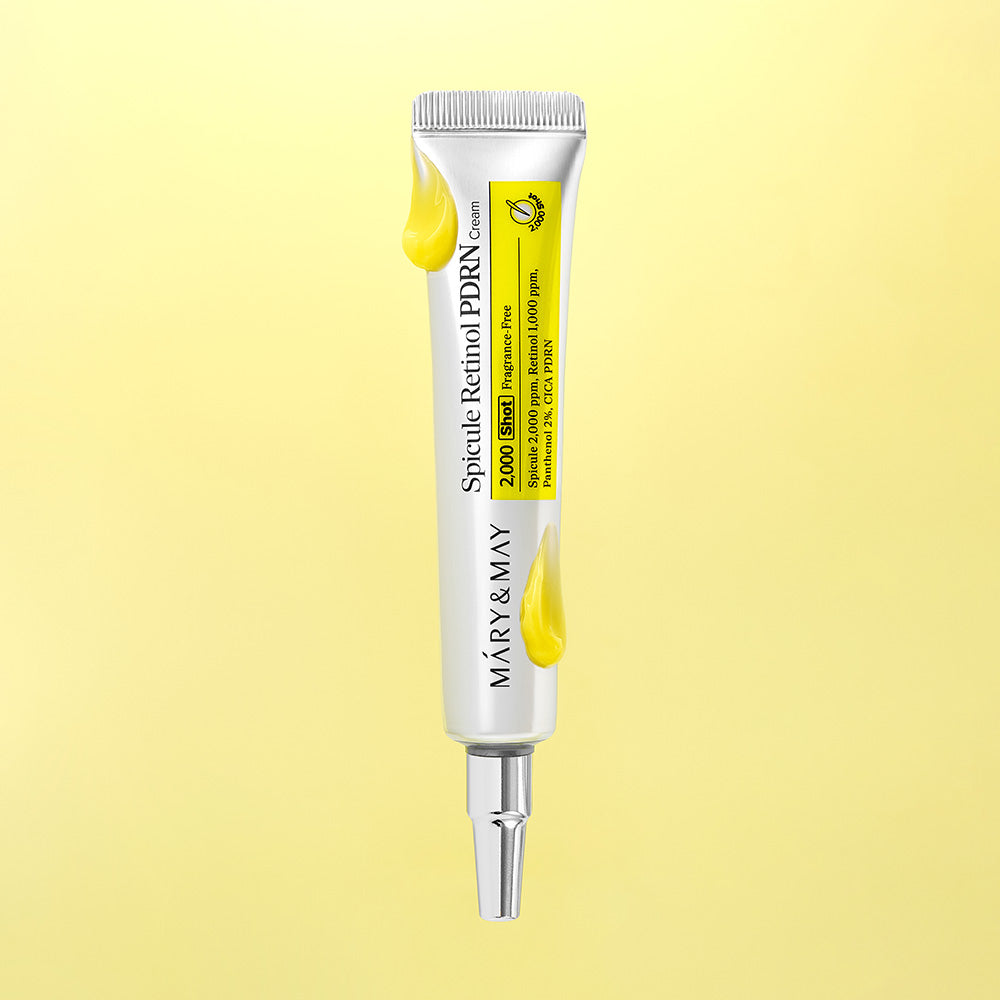 Mary&May Spicule Retinol PDRN Cream 15g tube Korean anti-aging night cream Egypt.