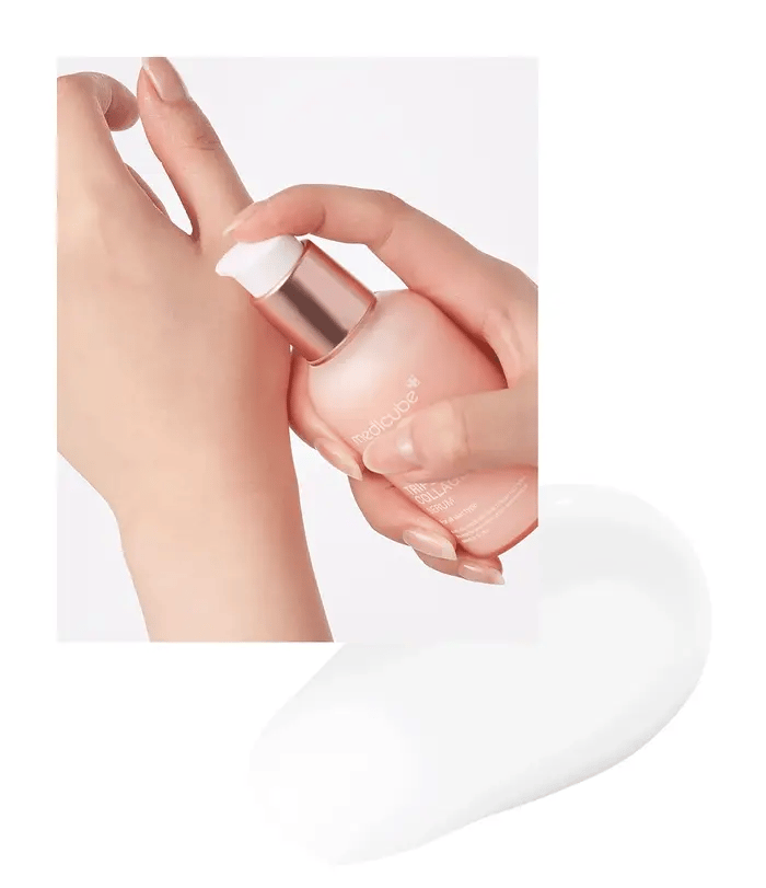 Medicube Collagen Serum bottle and texture Kuwait