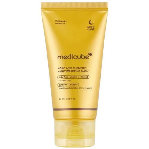 medicube Kojic Acid brightening night mask – anti-dark spot skincare Kuwait shop now