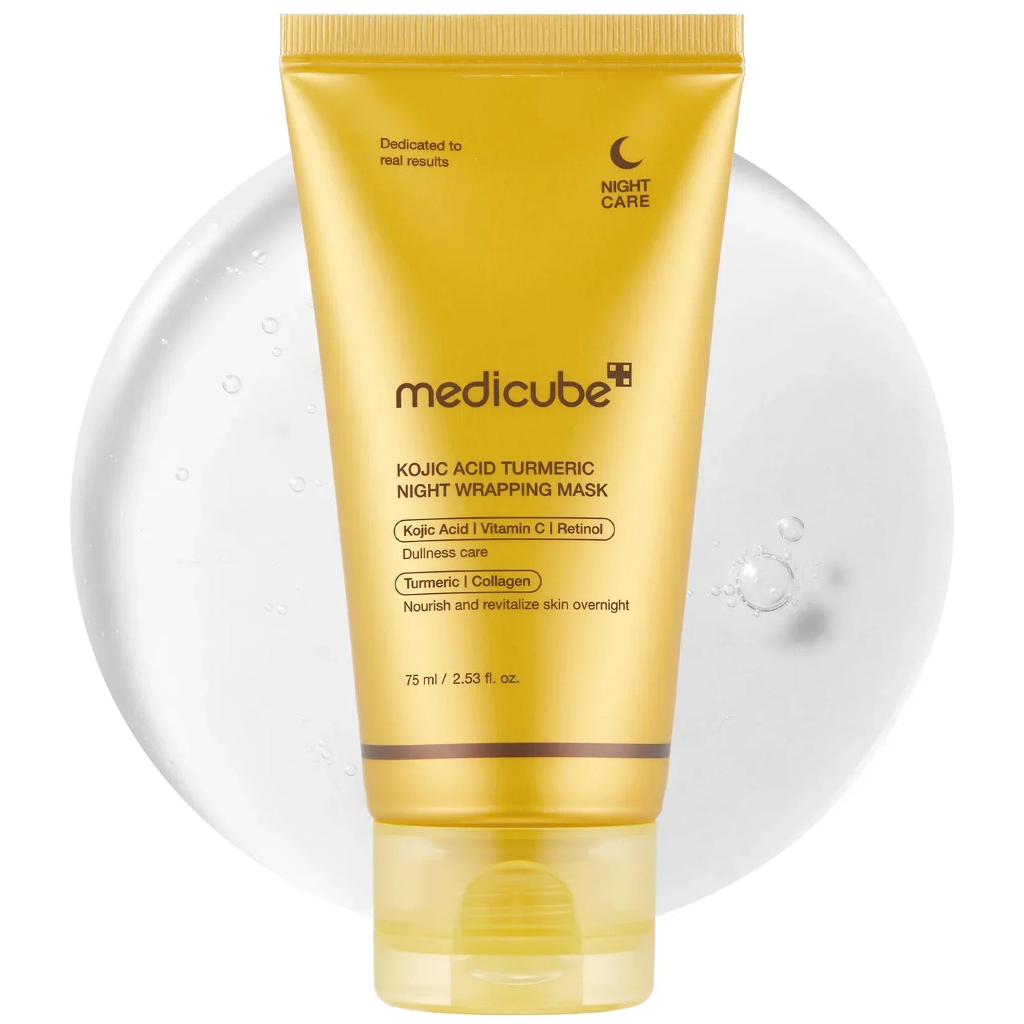 Medicube Turmeric Mask texture and packaging Kuwait