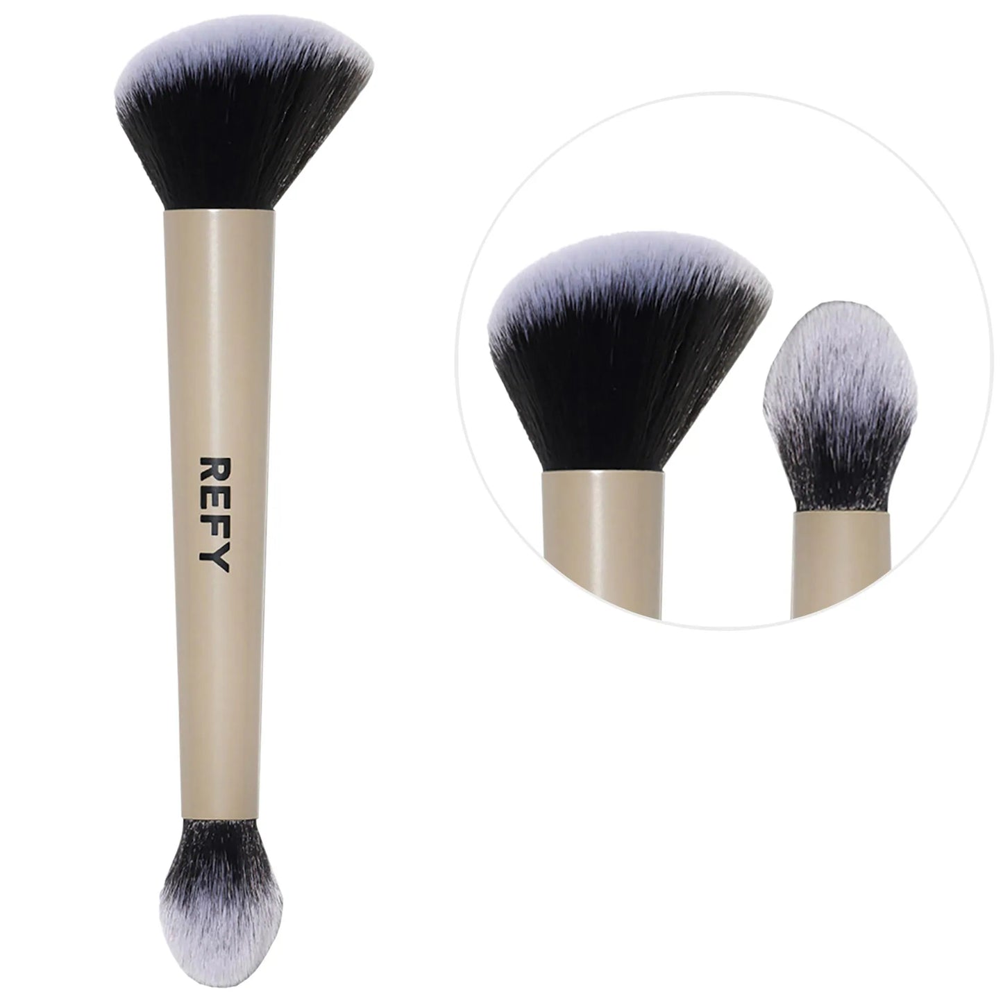 REFY Complexion Brush – Dual-ended makeup brush shop in kuwait