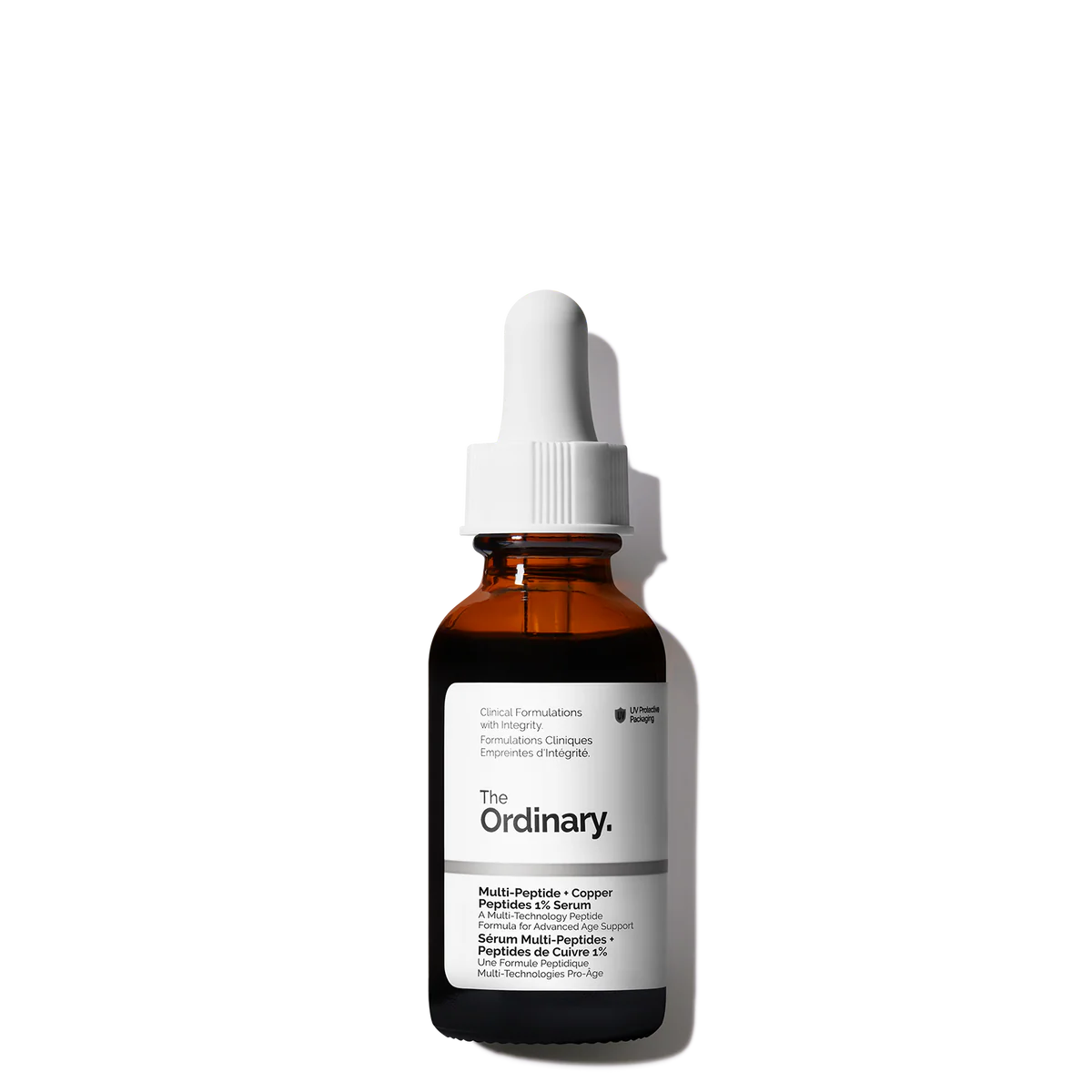 The Ordinary Multi-Peptide + Copper Peptides 1% serum 30ml bottle blue formula