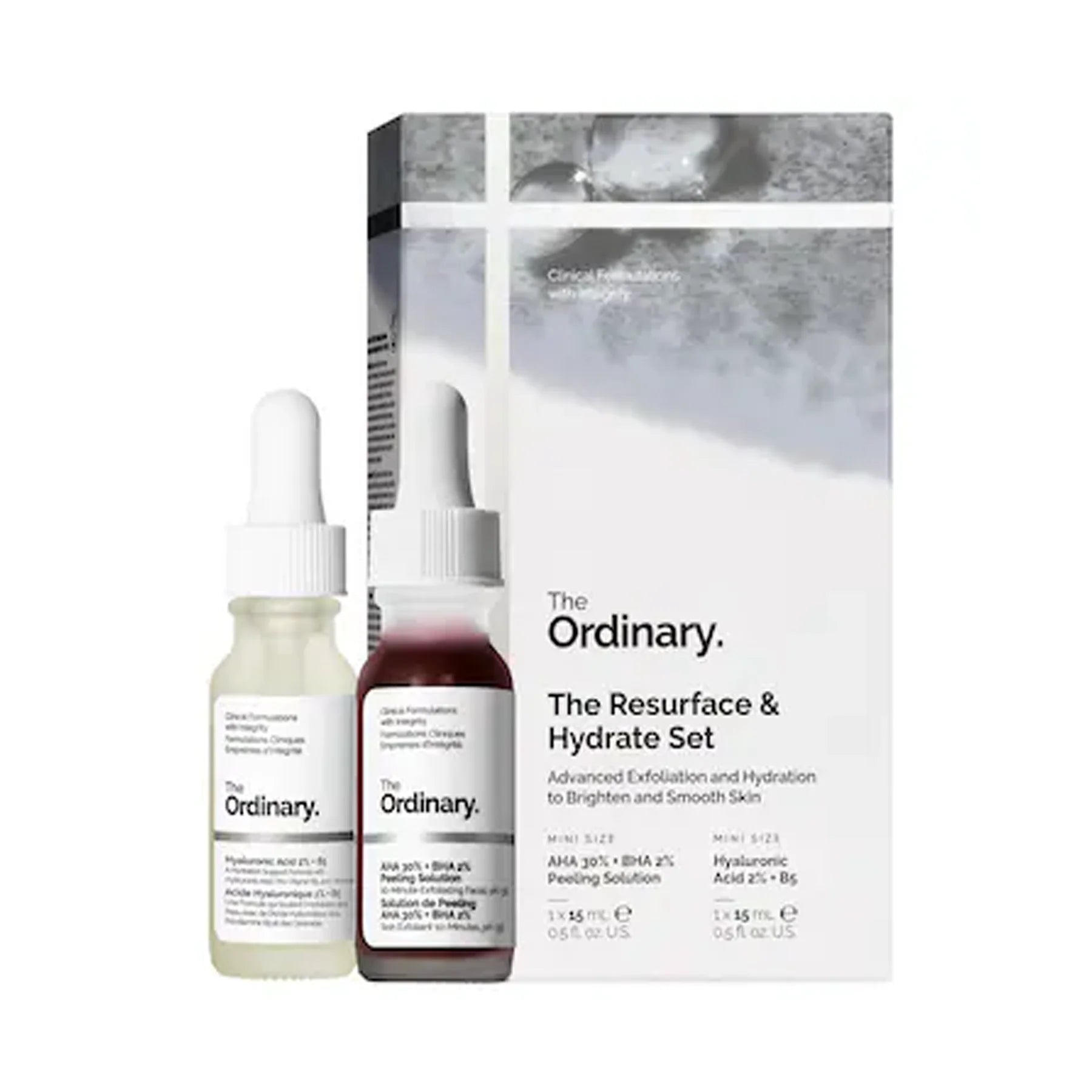 The Ordinary Resurface & Hydrate Set AHA and Hyaluronic Acid egypt