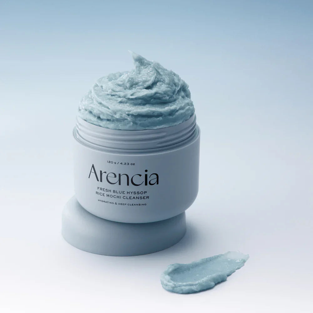 Buy Arencia Blue Hyssop Rice Mochi Cleanser in Kuwait Skin Valet